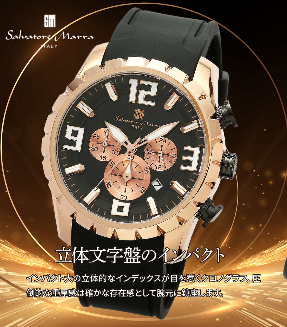 Salvatore Marra rv Y 4.5cm c4.5cm 1.2cm d109 15`20cm NmOt  rbOtFCX SM22111-PGBK/BK